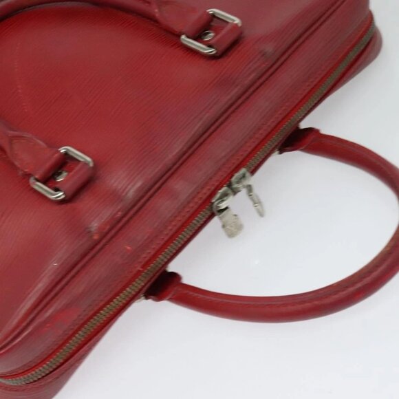 LOUIS VUITTON Epi Vivienne MM Business Bag Red M5912E LV Auth ki5742 - Picture 7 of 16